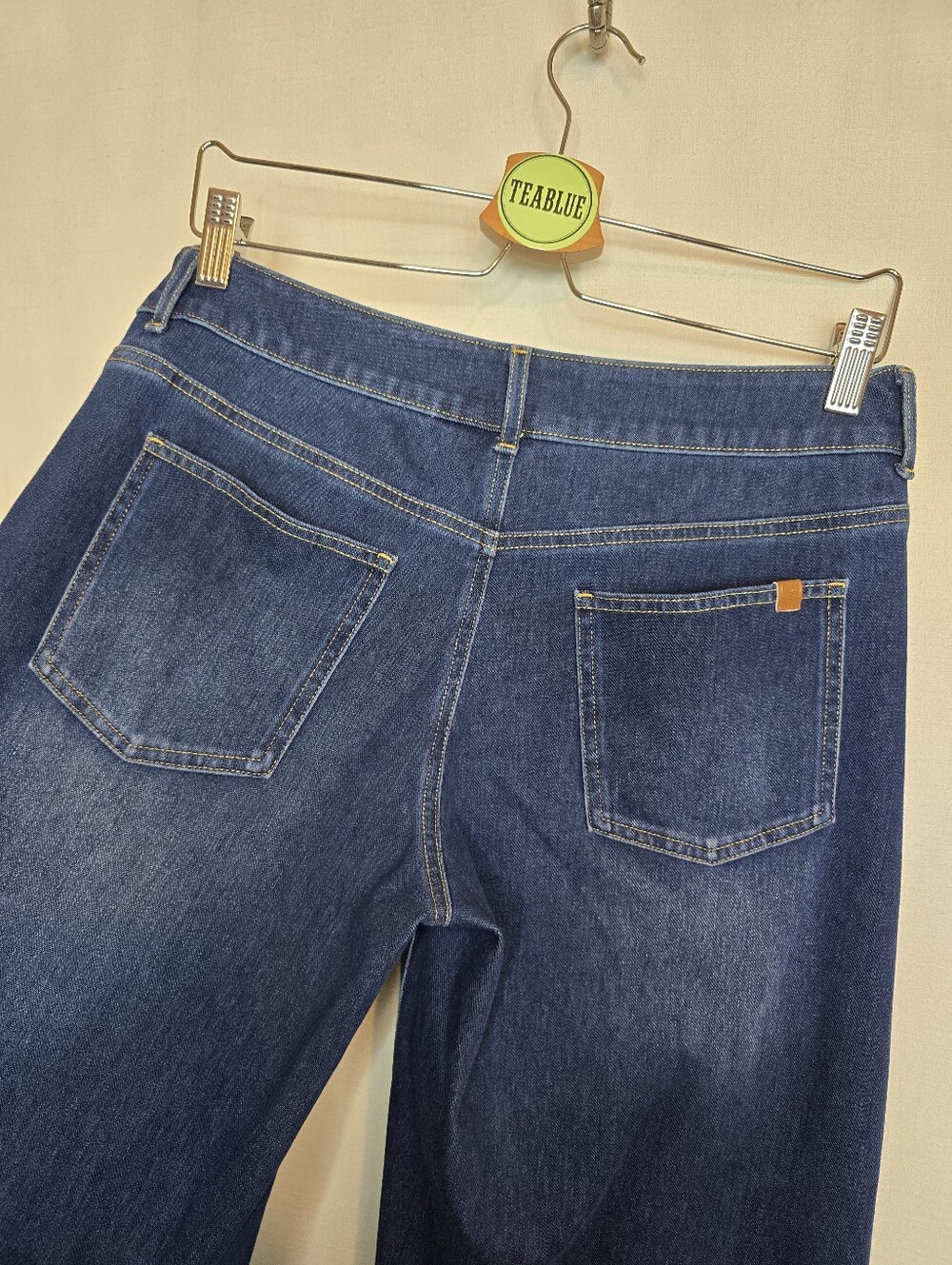 Halara Flex Asymmetric Low Rise Baggy Wide Leg Washed Casual Jean S (4-6) - Picture 8 of 12